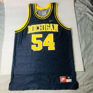 Nike Robert Tractor Traylor #54 Michigan Wolverines Jersey Sz M Vintage NCAA
